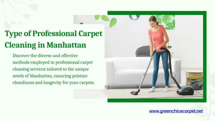 type of professional carpet cleaning in manhattan