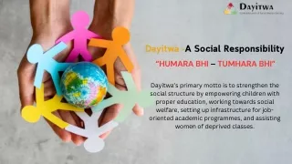 Dayitwa - A Social Responsibility