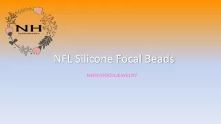 NFL Silicone Focal Beads