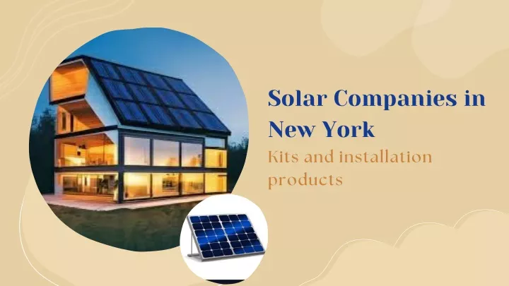 solar companies in new york kits and installation