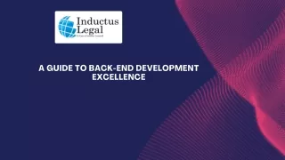 A Guide to Back-End Development Excellence