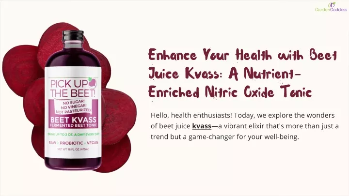 enhance your health with beet juice kvass