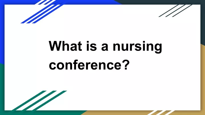 what is a nursing conference
