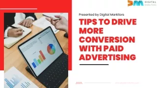 Tips to Drive More Conversion with Paid Advertising