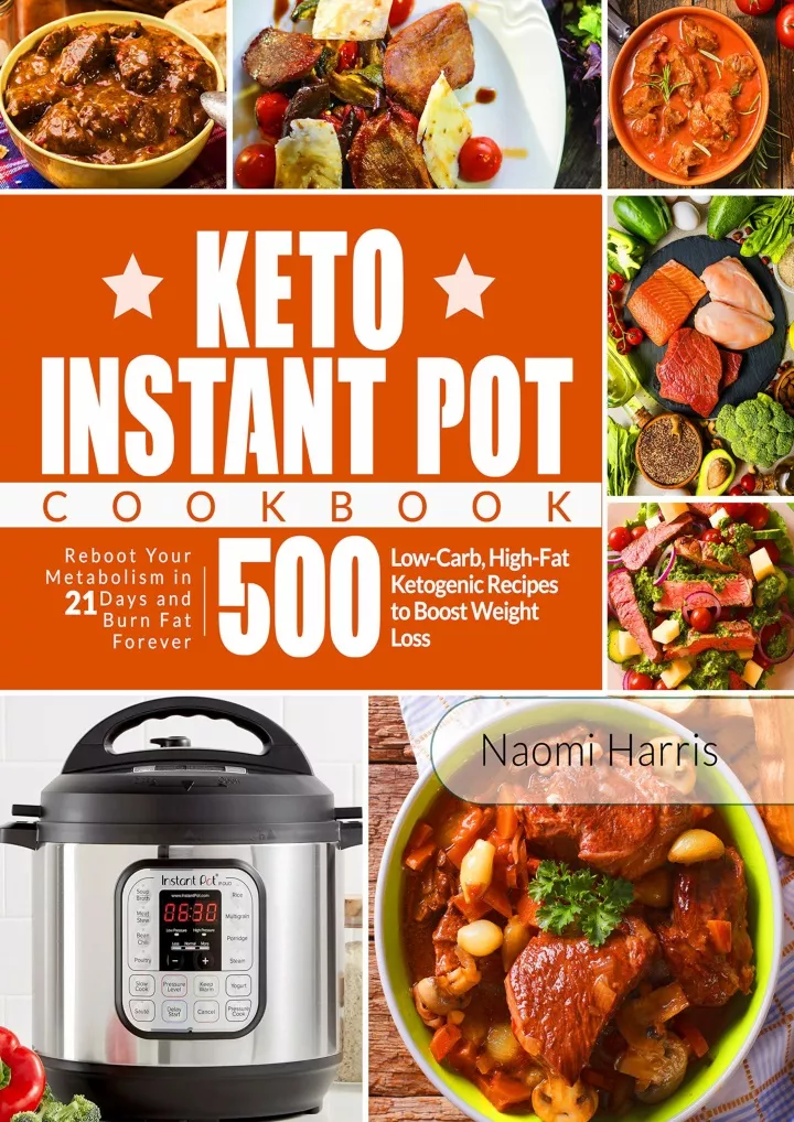 keto instant pot cookbook reboot your metabolism