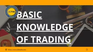 Basic Knowledge of trading