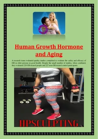 Human Growth Hormone and Aging