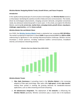 wireline market navigating market trends growth