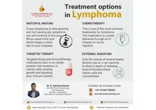 Lymphoma treatment in Hyderabad -Dr. Karuna Kumar
