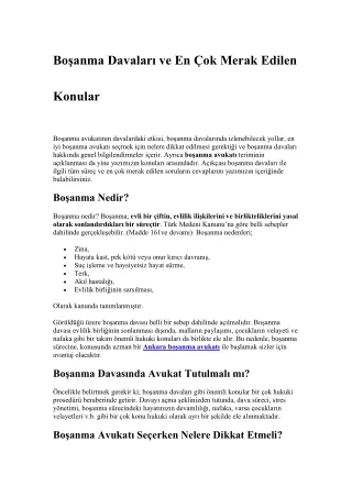 bo anma davalar ve en ok merak edilen