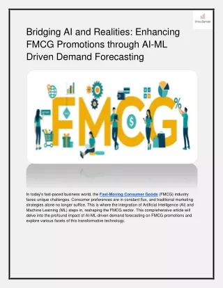 bridging ai and realities enhancing fmcg