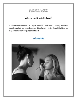 v lassz profi sminkiskol t