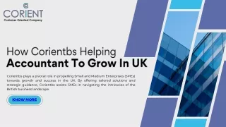 How Corient Business Solutions Helping SME's To Grow In UK