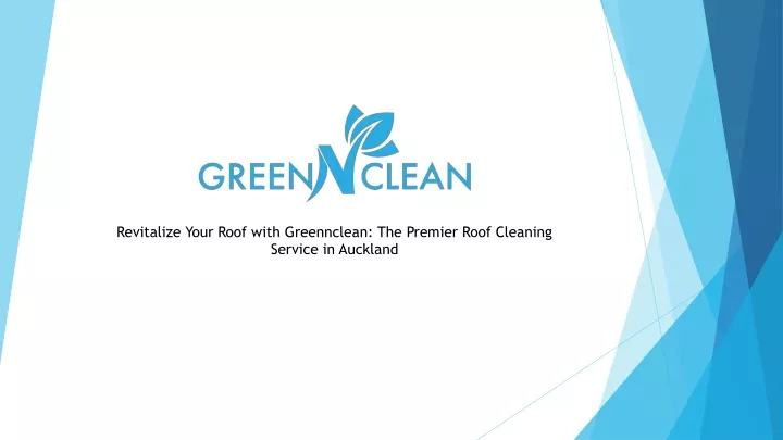revitalize your roof with greennclean the premier