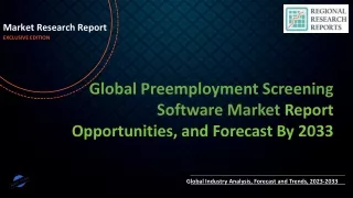 market research report exclusive edition