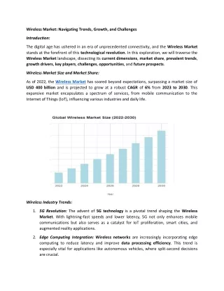 wireless market navigating trends growth