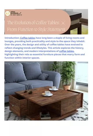 The Evolution of Coffee Tables From Function to Style Statement (2)