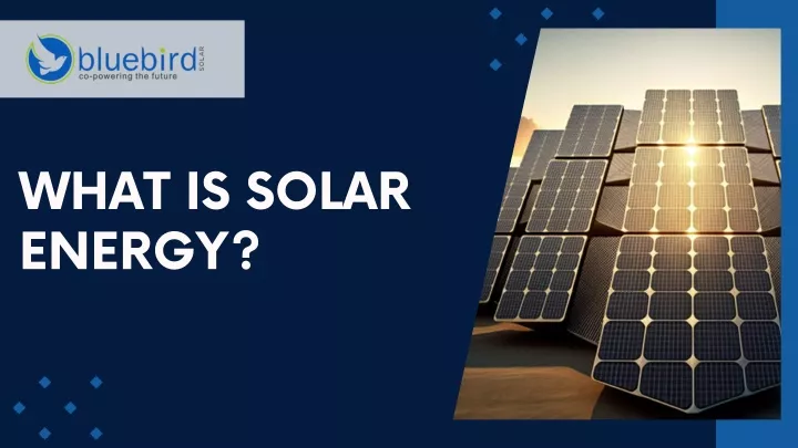 what is solar energy