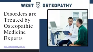 Disorders are Treated by Osteopathic Medicine Experts