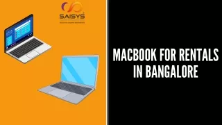 macbook for Rentals In Bangalore