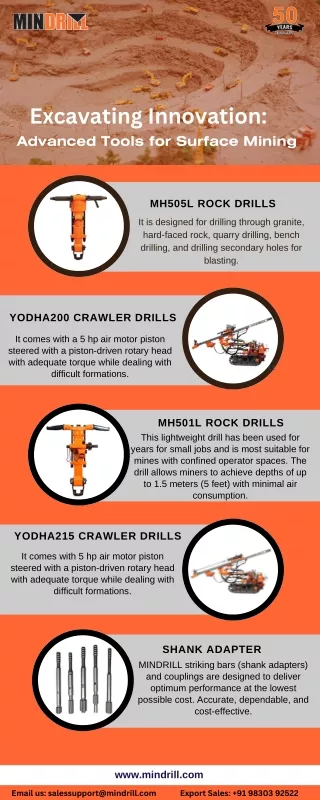 Surface Mining Tools