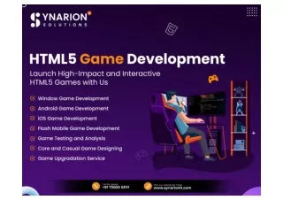 Launch High-Impact and Interactive HTML5 Games with Us