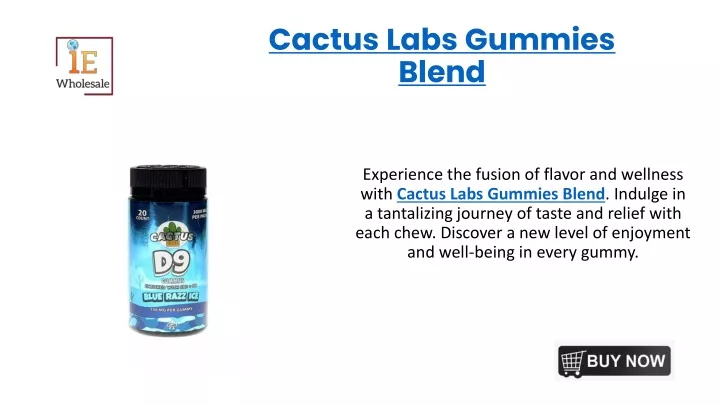 cactus labs gummies blend