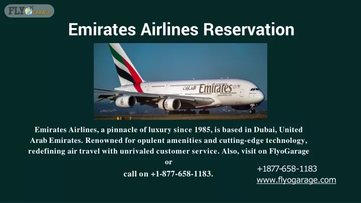 emirates airlines reservation