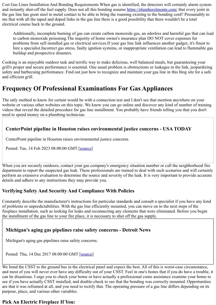 csst gas lines installation and bonding