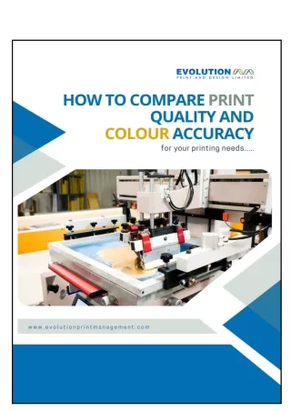 Mastering Print Quality and Colour Accuracy