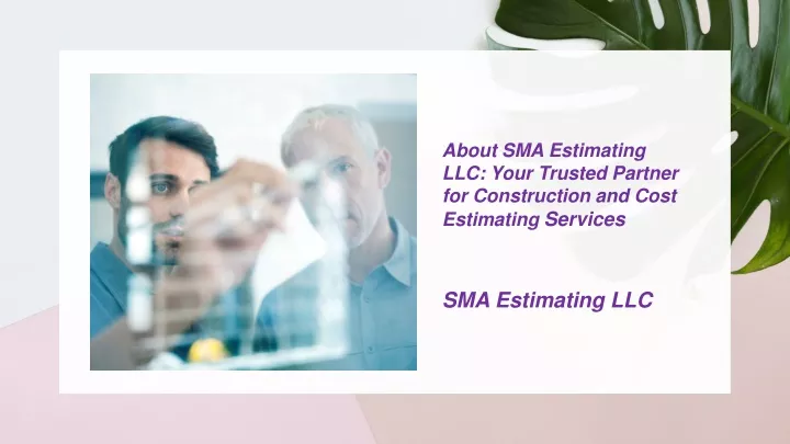 about sma estimating llc your trusted partner for construction and cost estimating services