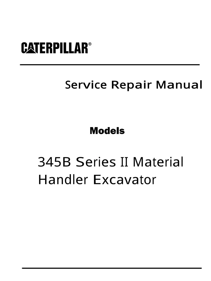 service repair manual