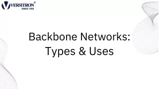 Backbone Network types