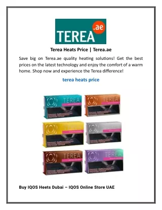 Terea Heats Price | Terea.ae