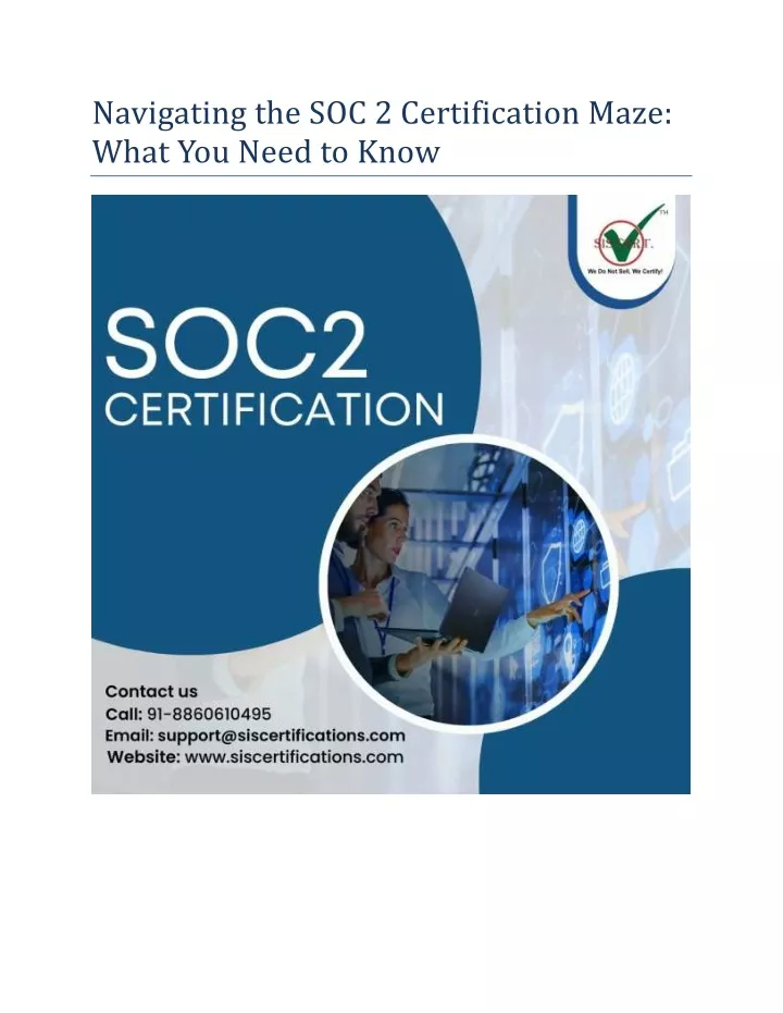 navigating the soc 2 certification maze what