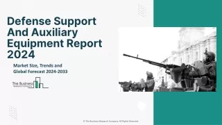 defense support and auxiliary equipment report
