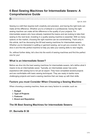 sewingmachineguru.com-6 Best Sewing Machines for Intermediate Sewers A Comprehensive Guide