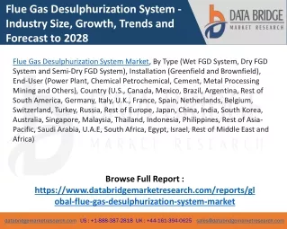 flue gas desulphurization system industry size