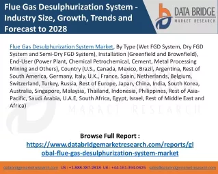 flue gas desulphurization system industry size