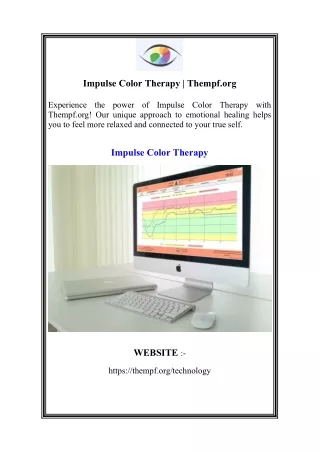 Impulse Color Therapy  Thempf.org