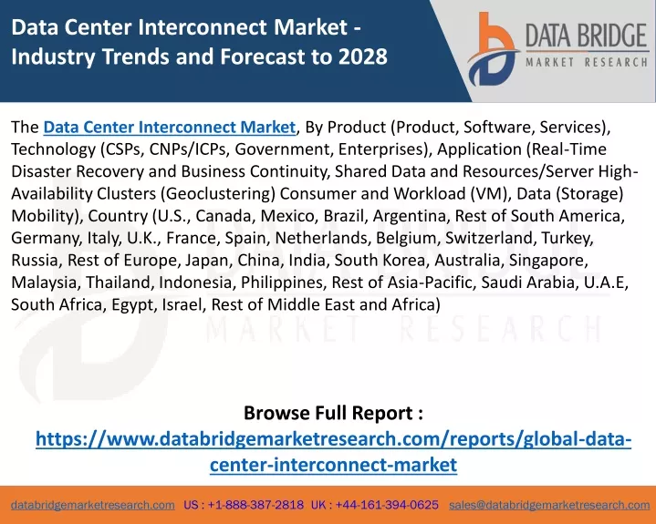 data center interconnect market industry trends