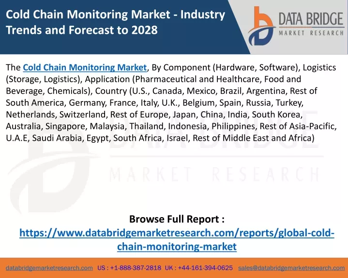 cold chain monitoring market industry trends