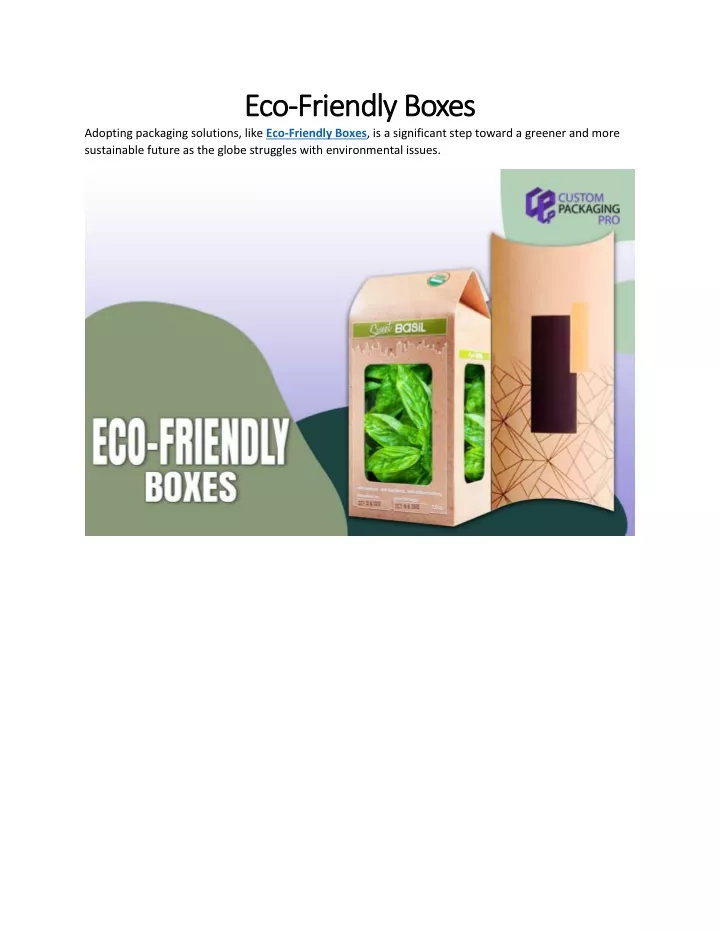 eco eco friendly boxes friendly boxes