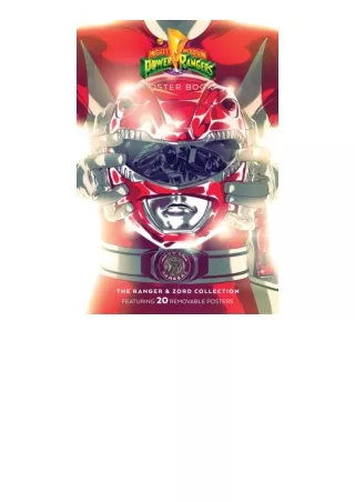 ❤PDF⚡ Mighty Morphin Power Rangers: Rangers & Zords Poster Book