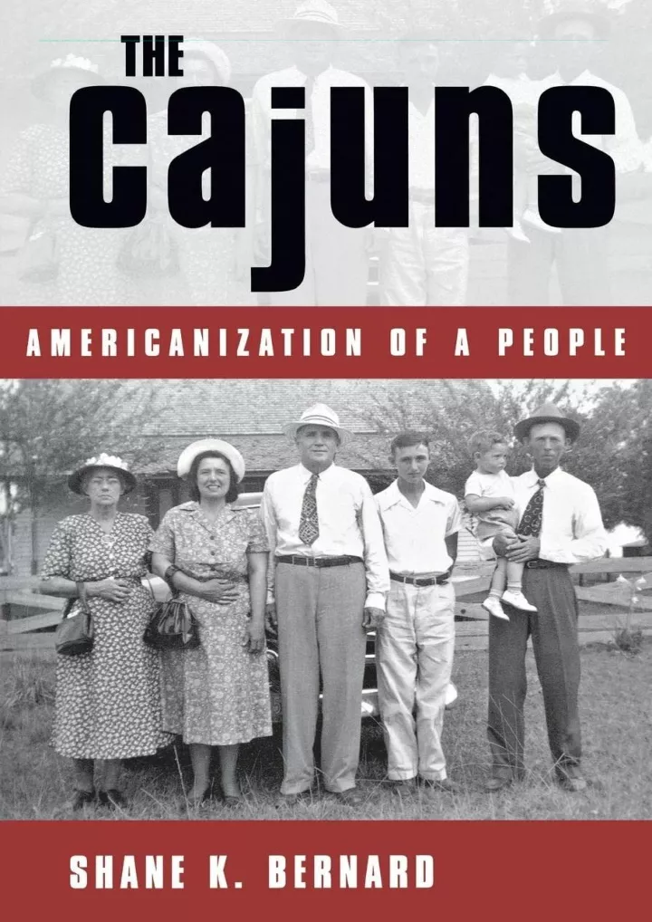 pdf download the cajuns americanization