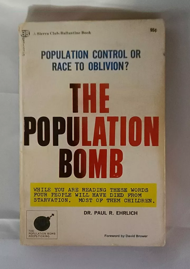 read ebook pdf the population bomb download