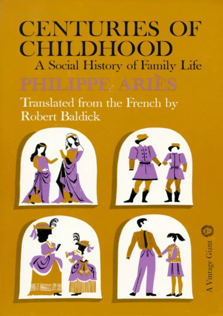 pdf centuries of childhood a social history