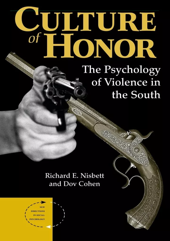 pdf download culture of honor the psychology