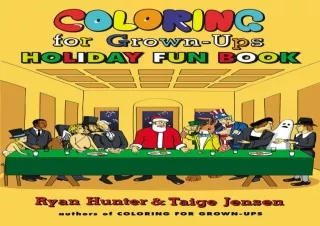 ✔PDF✔ Coloring for Grown-Ups Holiday Fun Book Ipad