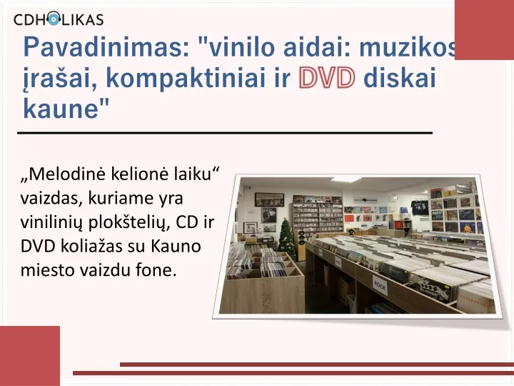 pavadinimas vinilo aidai muzikos